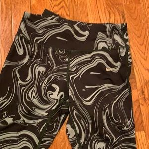 Nike luxe leggings with mesh detailing